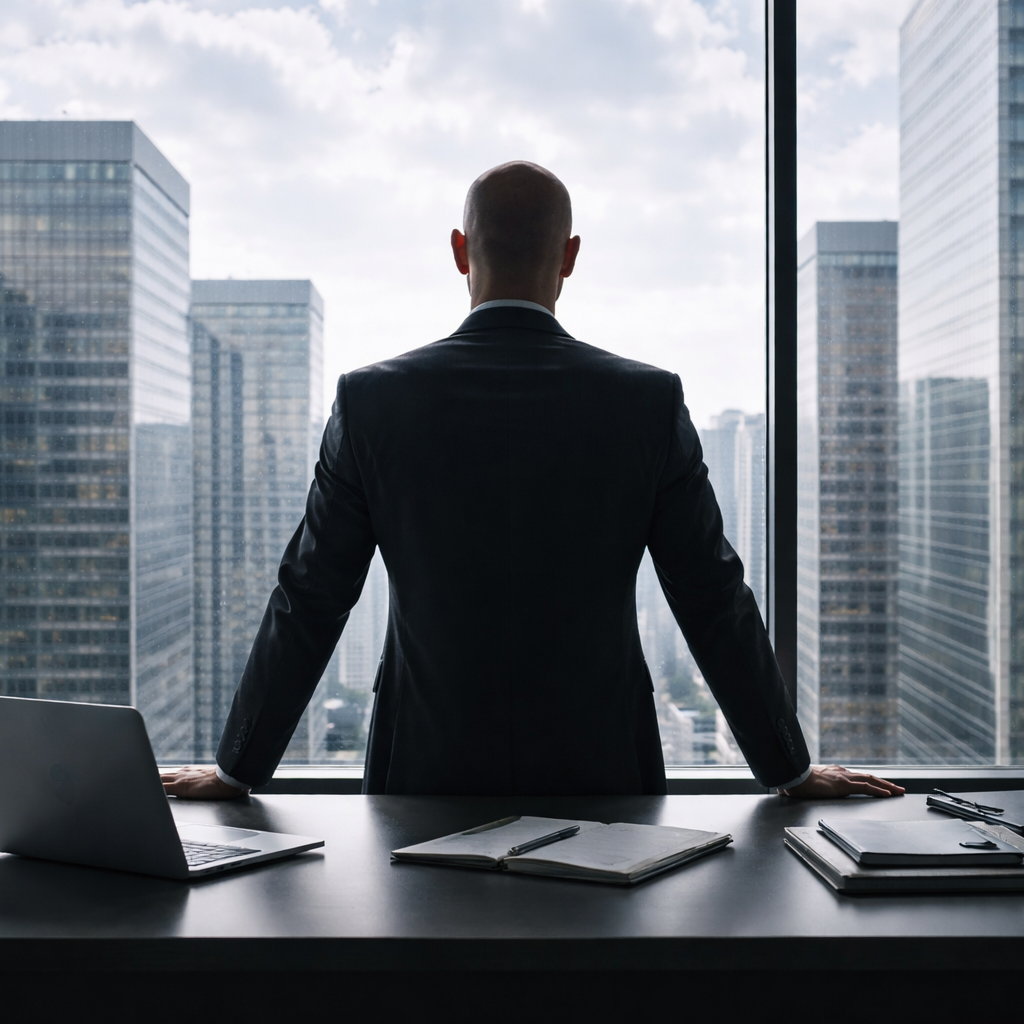 Chef d'entreprise MOCTOZ de dos